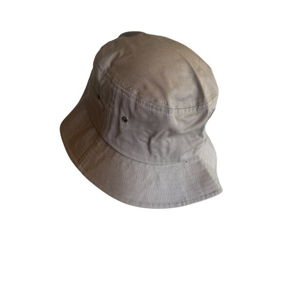 Harriton Cotton Bucket Hat Beige Unisex Utility Gorpcore Classic Minimimalist - Picture 3 of 5